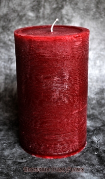 Hexenshop Dark Phönix Durchgefärbte Altarstumpenkerze Rot ø 105 x 175 mm